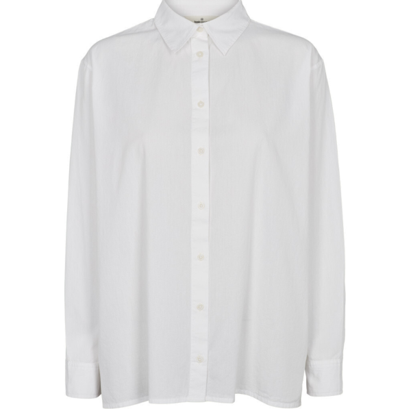 Basicapparel Vilde Loose Shirt Bright White