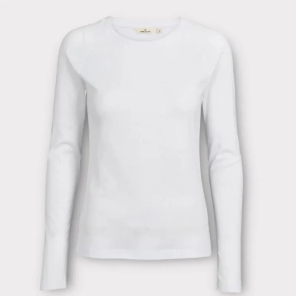 Basic Apparel Arense LS Tee White