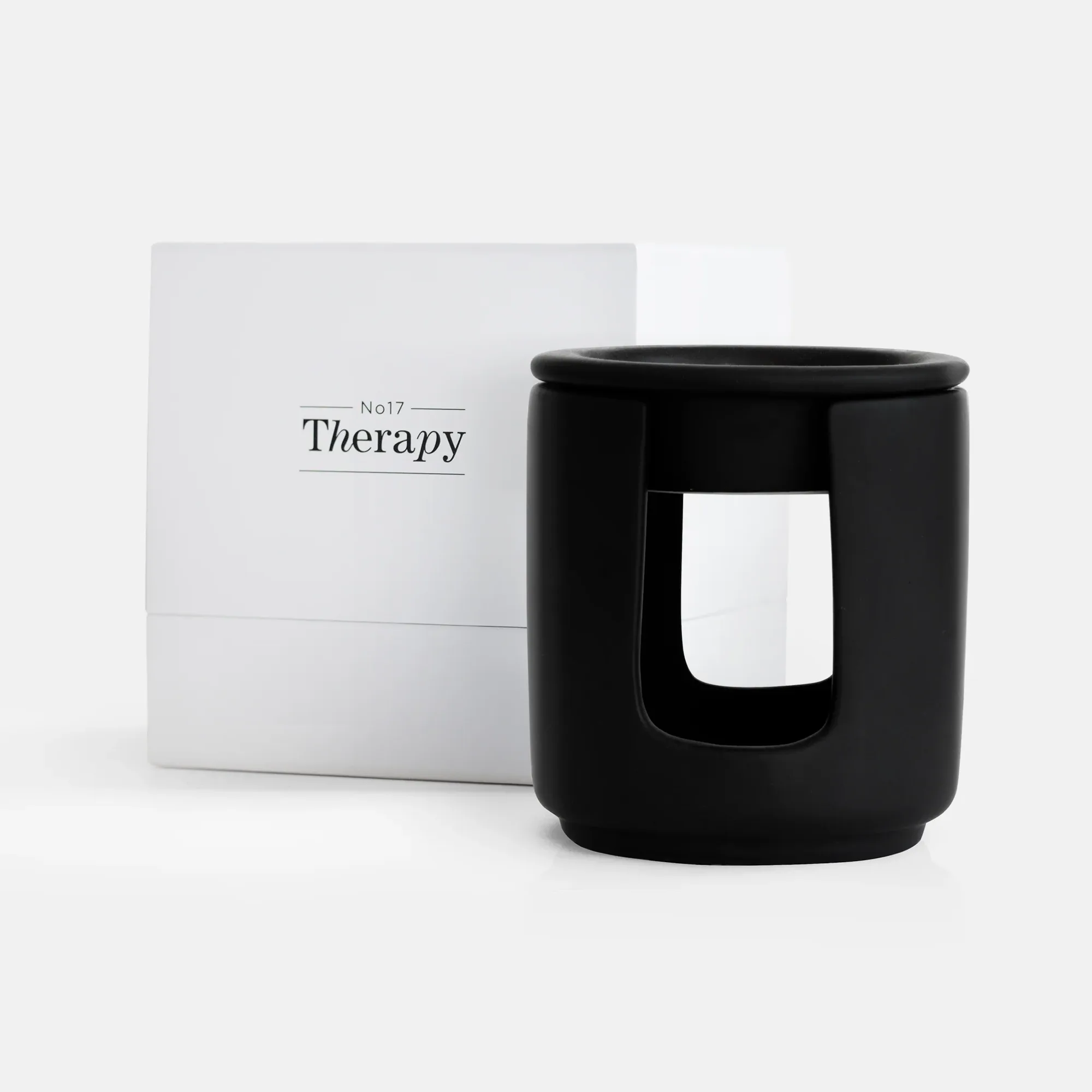 Æterisk Aroma Olie Lampe - Sort