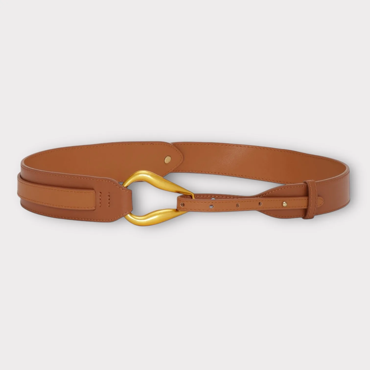 Plissé Copenhagen Fairy Belt Cognac