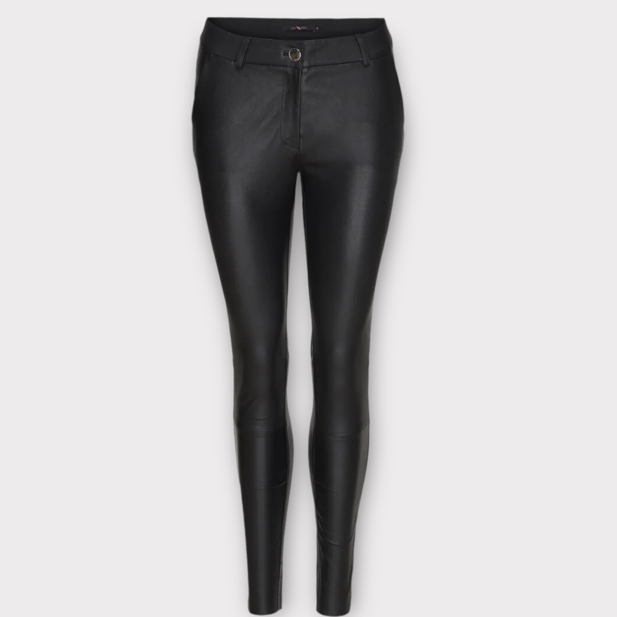 BTF Leather Chino Pant Black