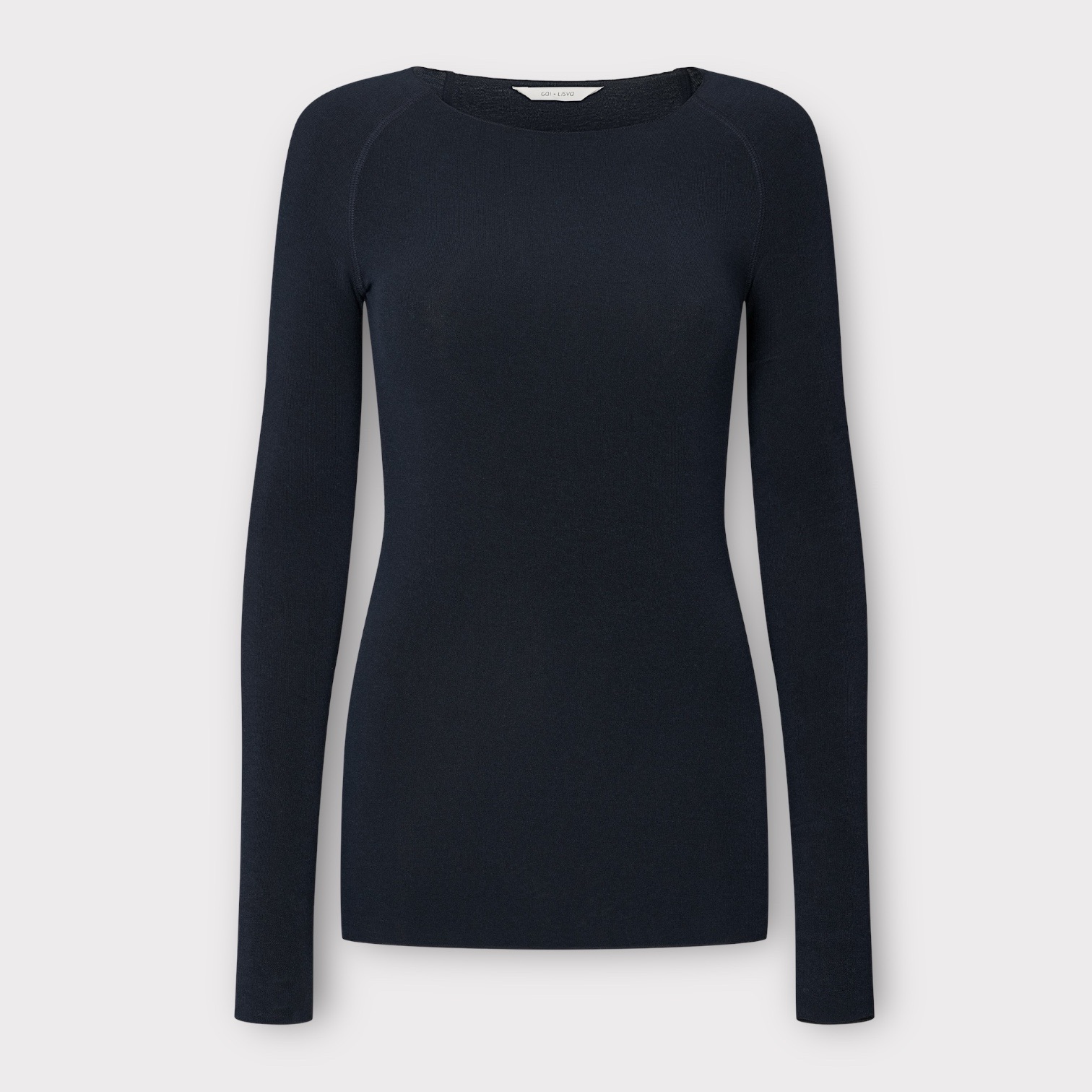 Gai & Lisva Amalie L/S Wool Top Midnight Blue