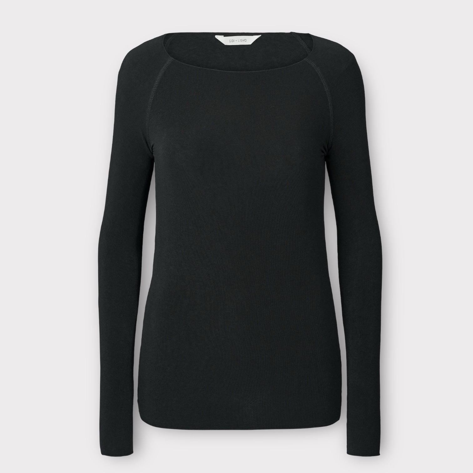 Gai & Lisva Amalie L/S Wool Top Black
