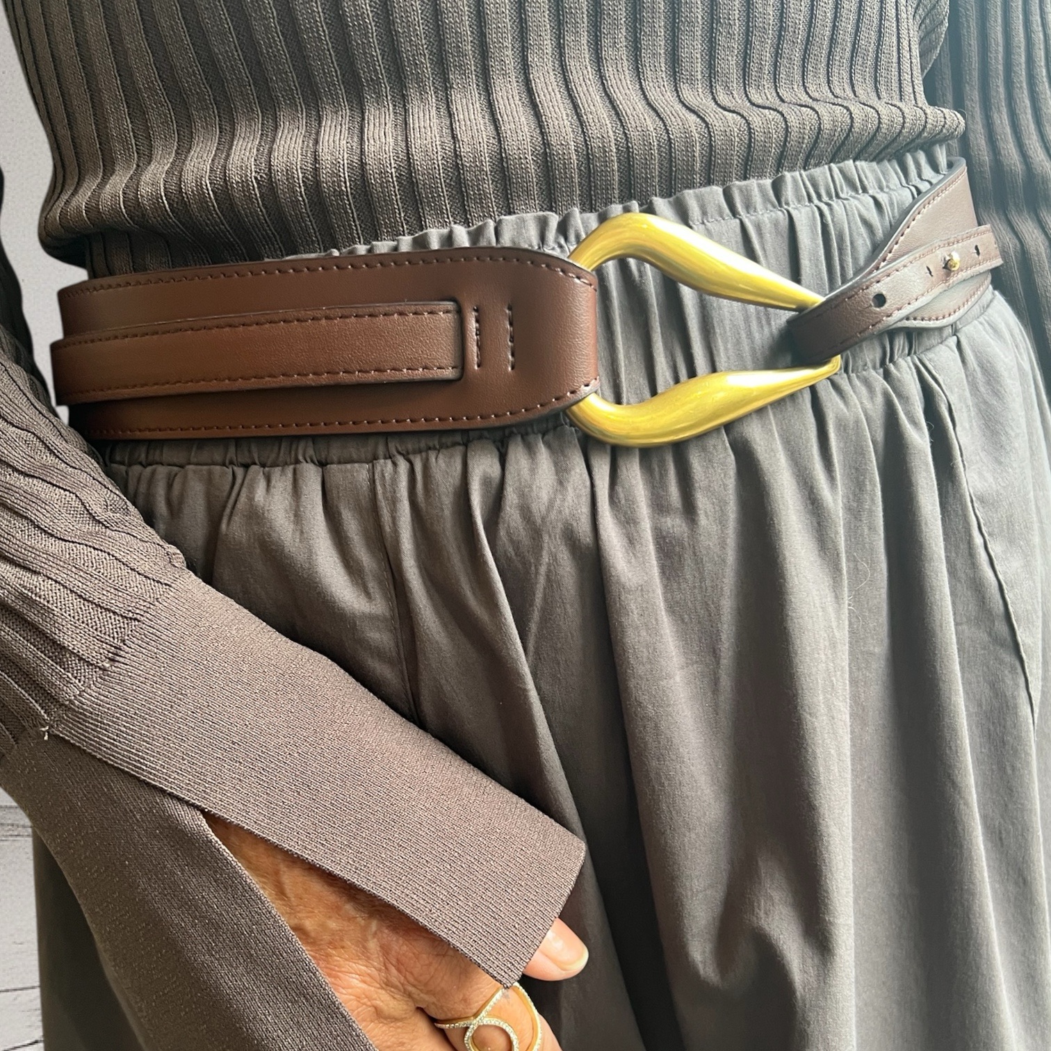 Plisse Copenhagen Fairy Belt Dark Brown