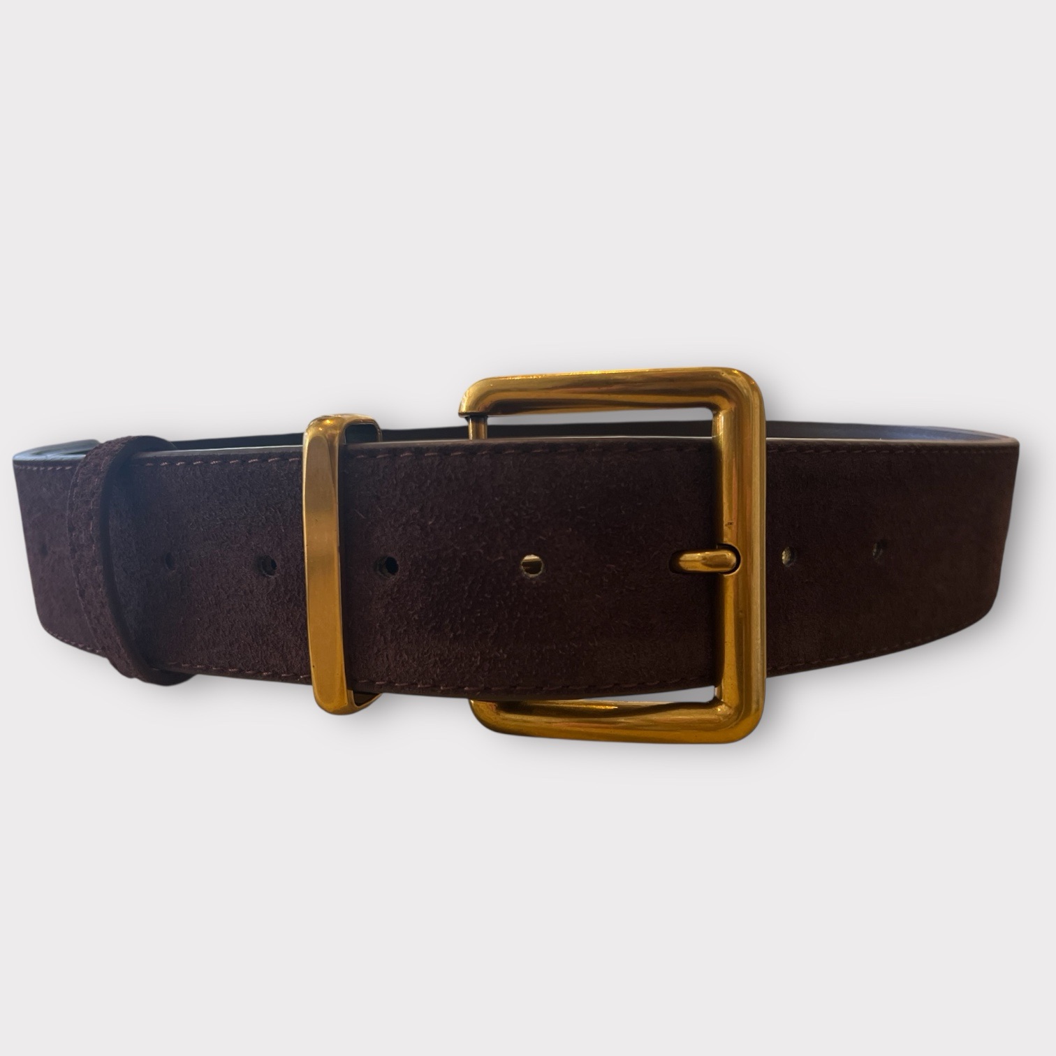 Plissé Copenhagen Fenly Belt Dark Brown