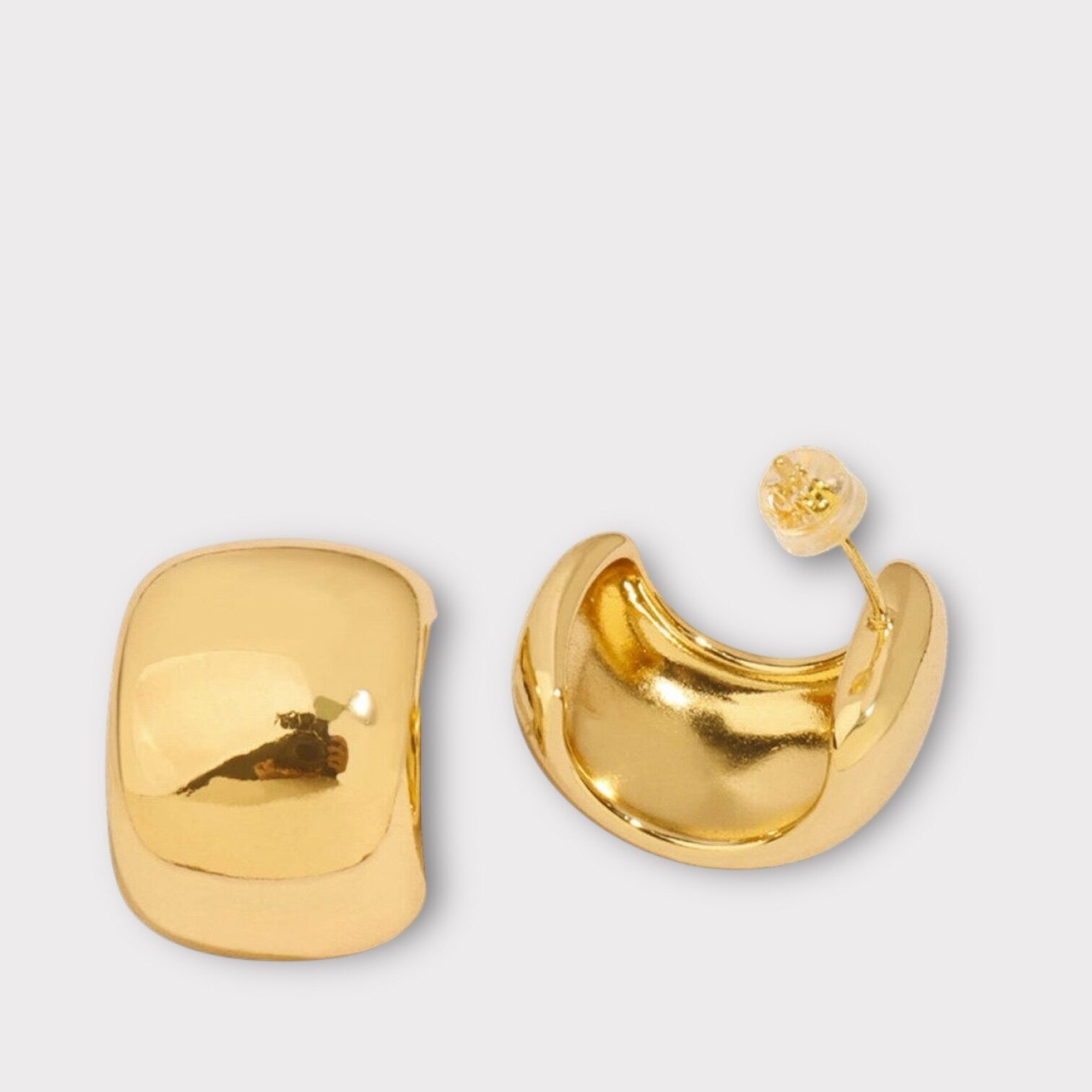 Plissé Copenhagen Amyra Hoop Gold