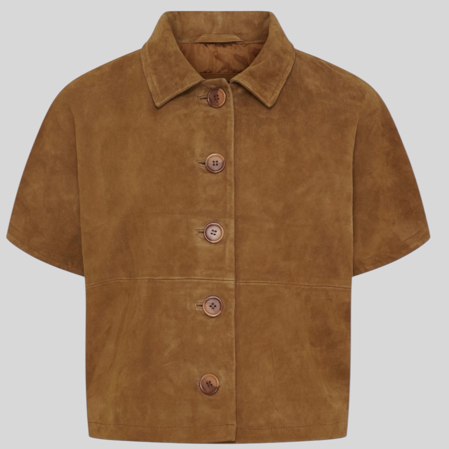BTF Lucia Suede Jacket Caramel