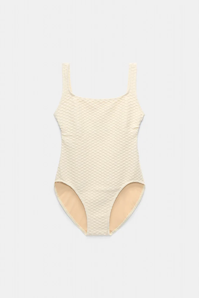 Paula Beachwear Poppy wave Ivory