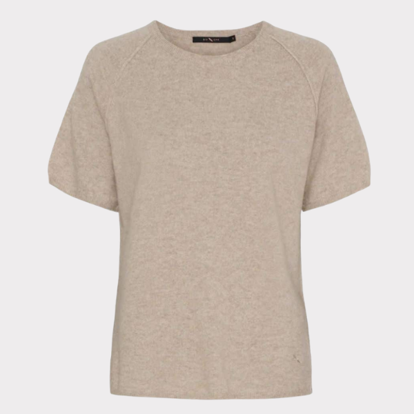 BTF Sabrina Cashmere Pullover Cream Melange SS