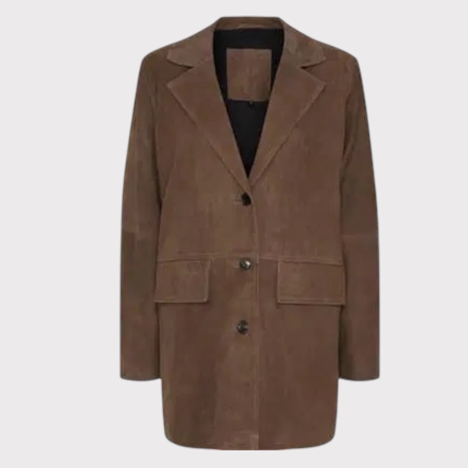 Notyz Suede Blazer Brown