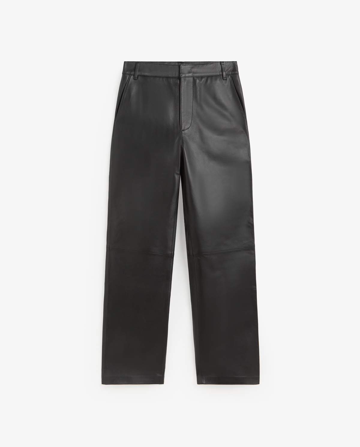 YERSE Leather Trousers Black