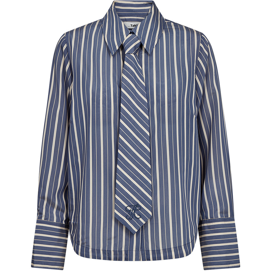 Taktil AT-Gwen Mens Tie Shirt Stunning Stripe