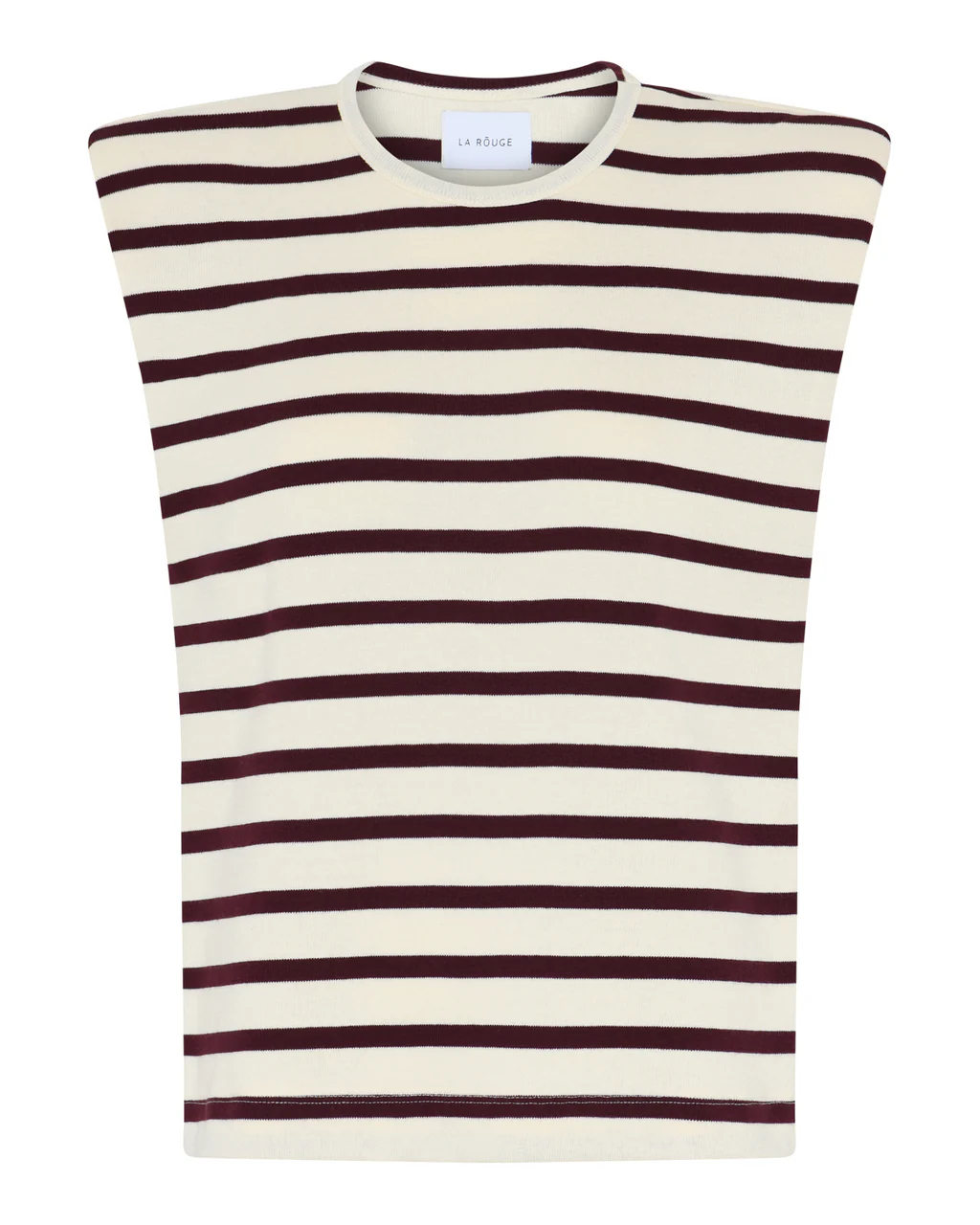 La Rouge Claudia Top Wine Stripe