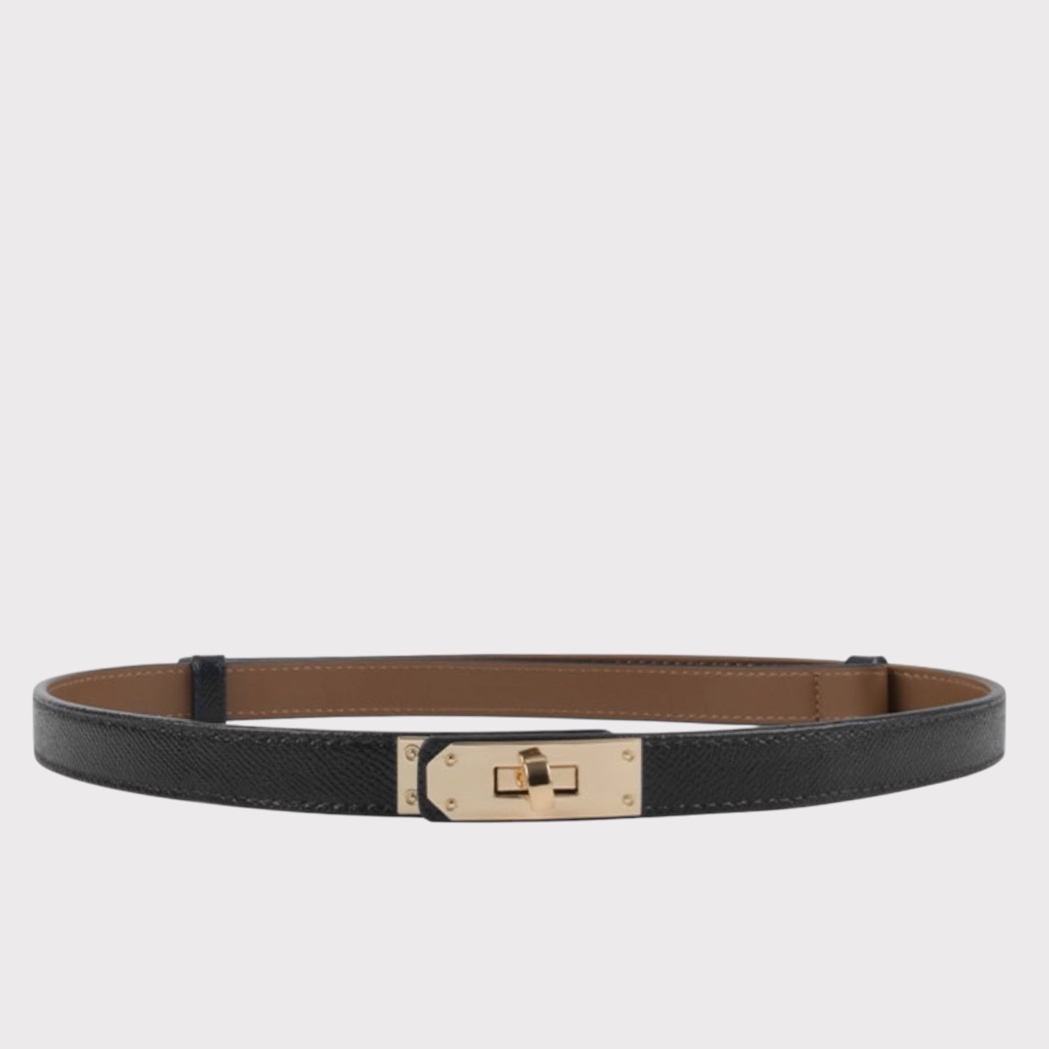 ringo belt black with gold