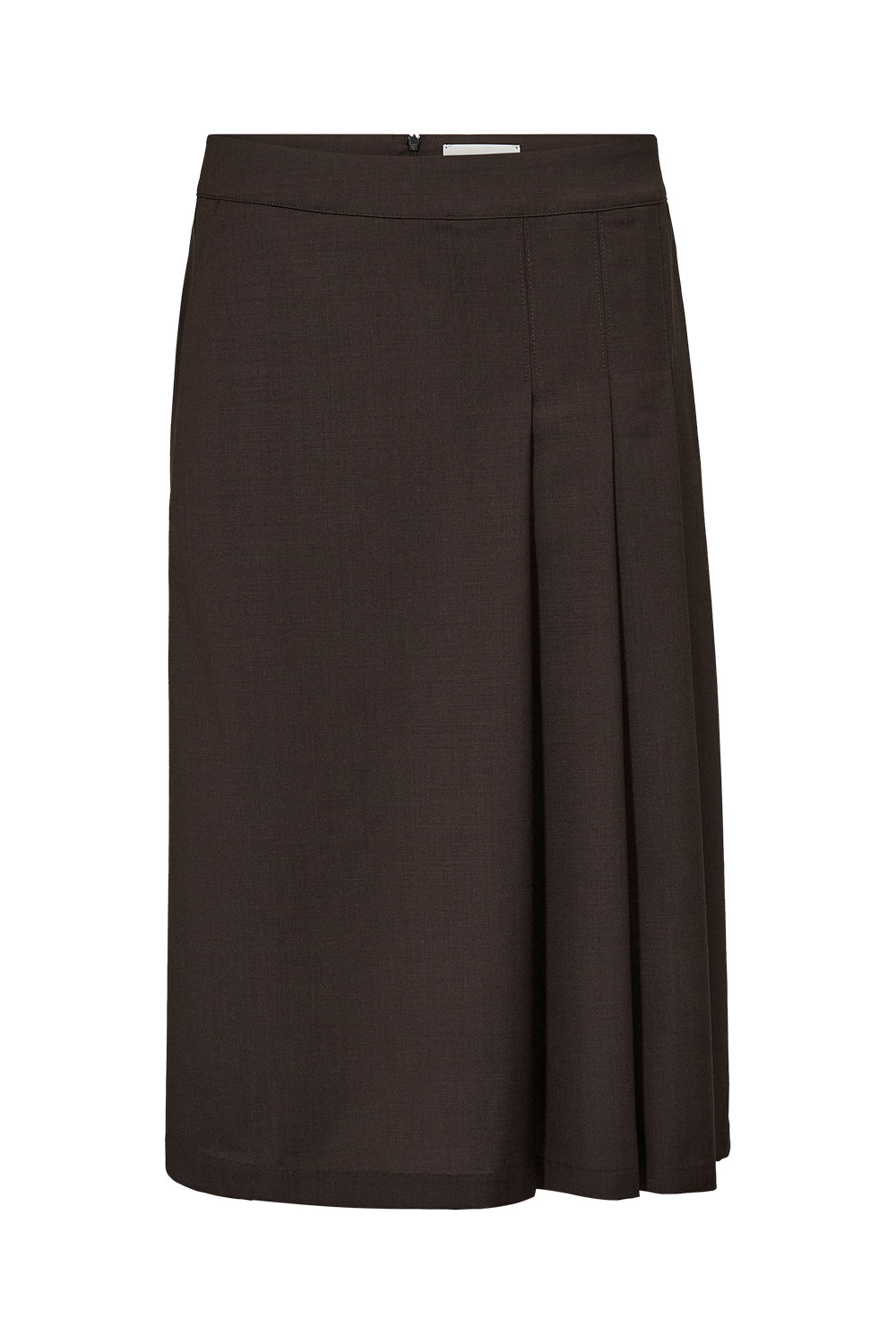 Taktil AT-Sinclair Pleat Skirt Coffee Bean