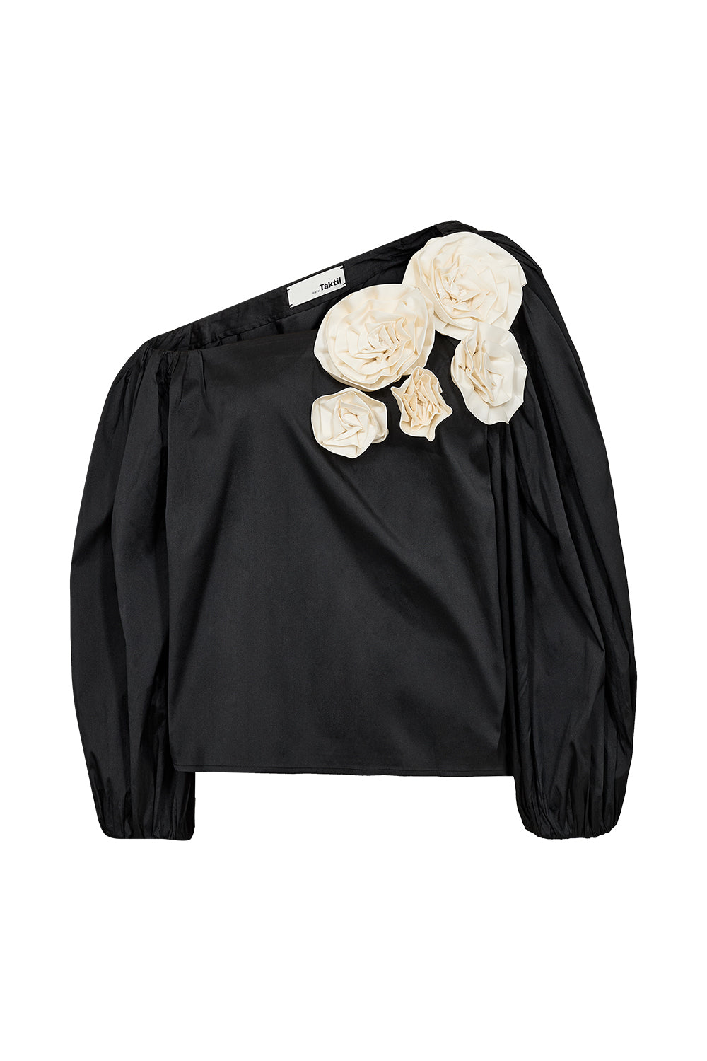Atelier Taktil Skye Offshoulder Blouse Black