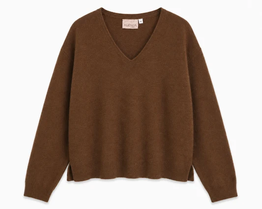 Agenda Lucia Pullover Mocha Melange