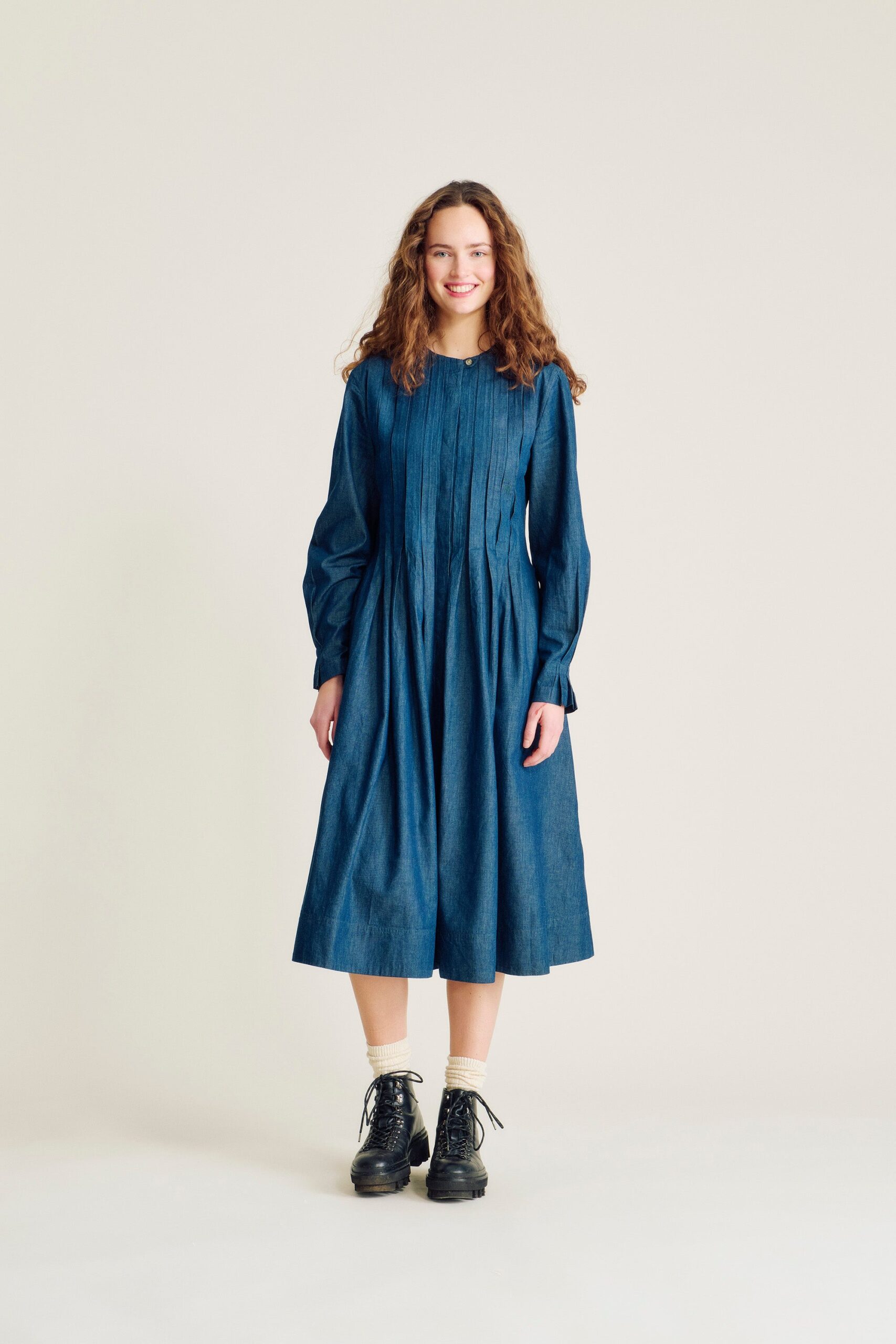 Nué Notes Nevada Dress Desaturated Denim