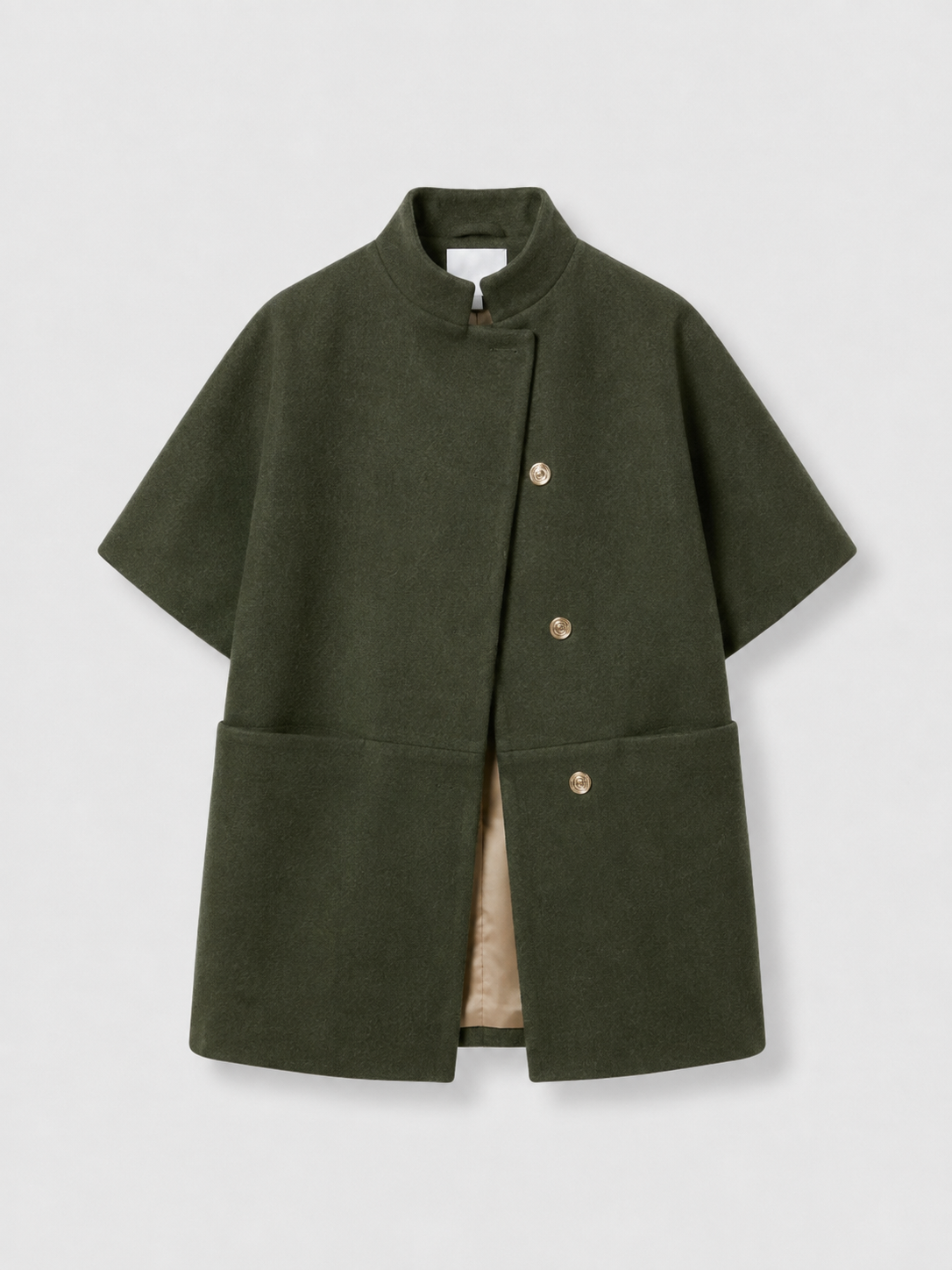 Short Mok Wool Army Green