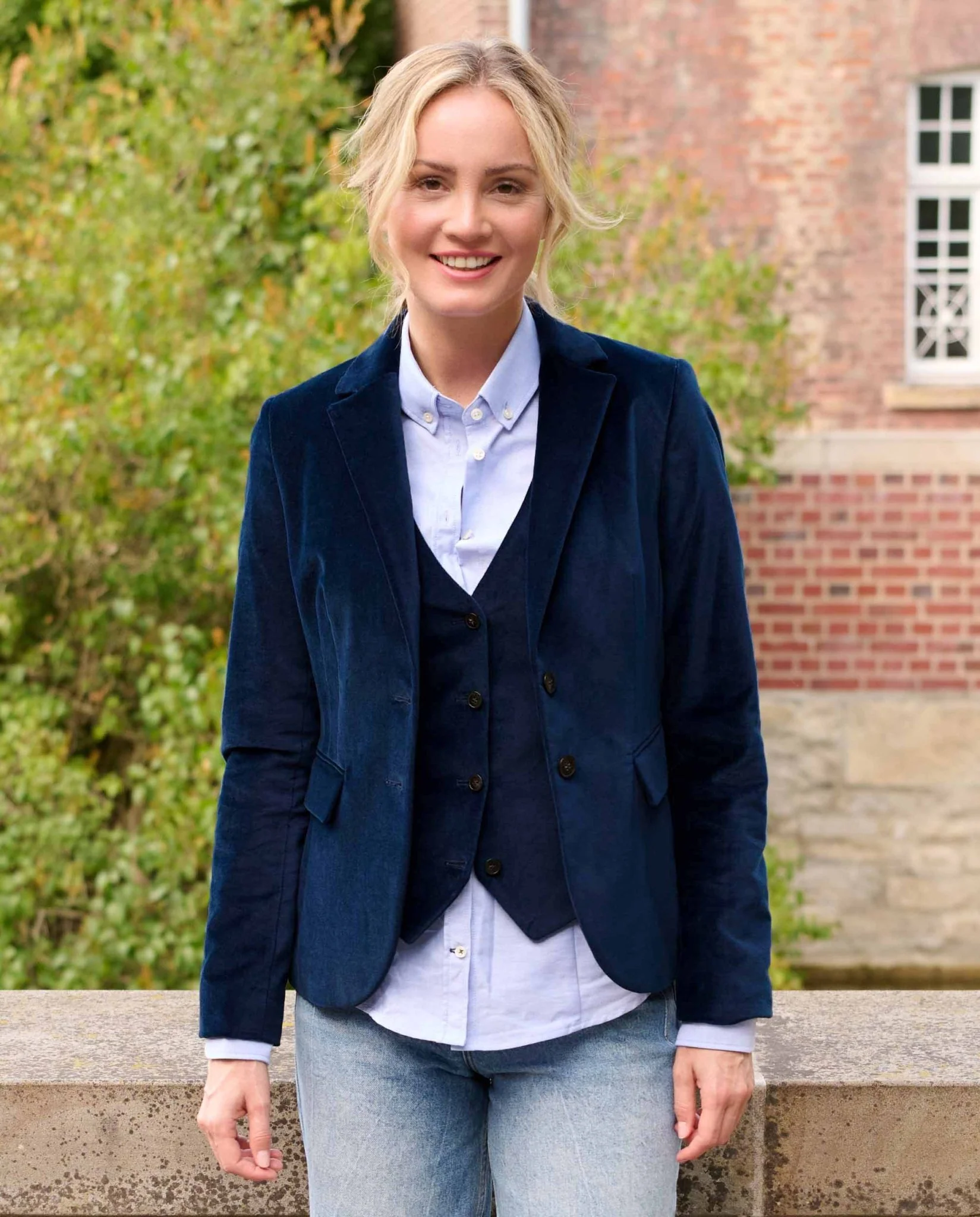 Wellington Ami Velourblazer Marine