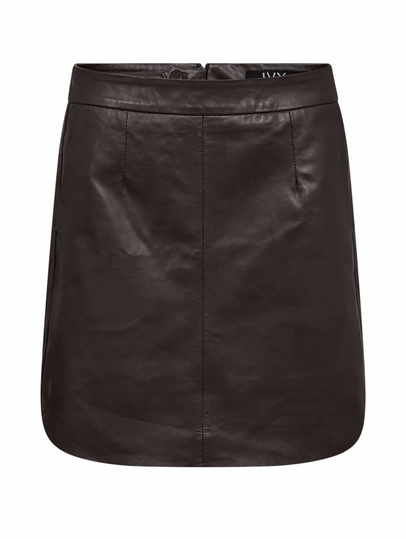 Ivy Copenhagen Kylie Leather Mini Skirt Espresso