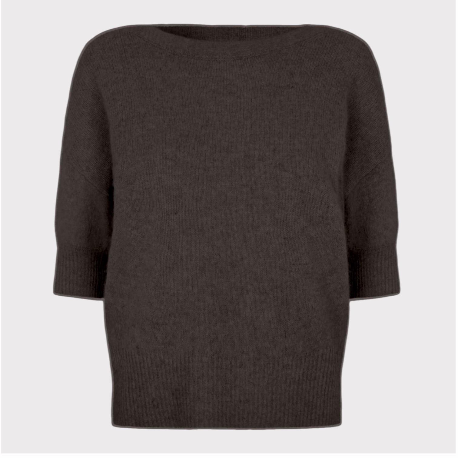Six Ames Moi Sweater Espresso Brown