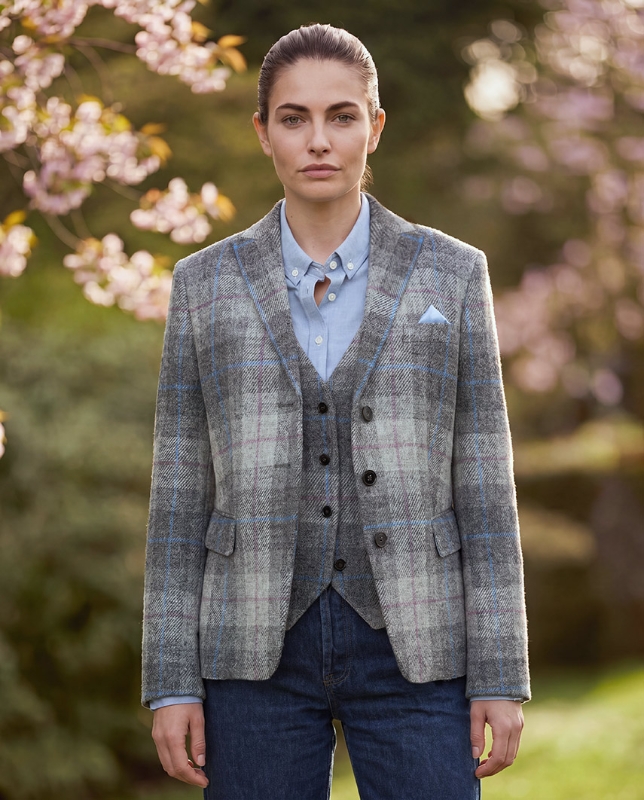 Ladiesclub Queen Check Grey
