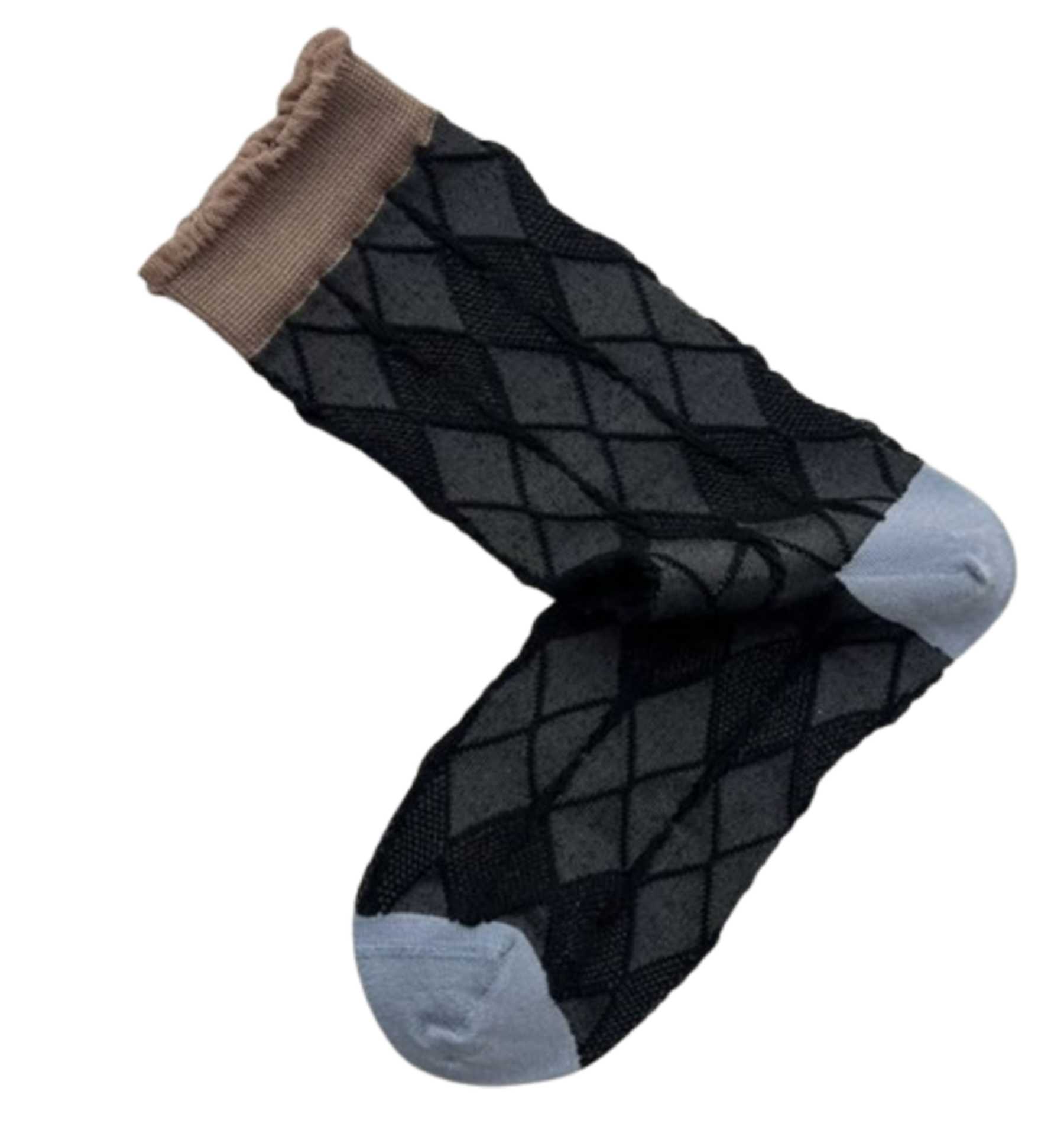 Plissé Copenhagen Ling Sock Black